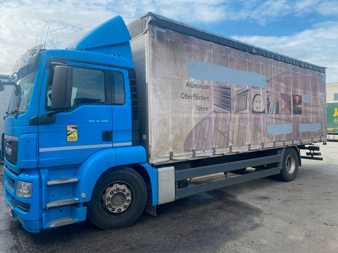 MAN 18.400 8m Lang/10t Nutzlast/2 Stück MAN 18.400 kein 18.440 2 x - Curtain side truck: picture 4 MAN 18.400 8m Lang/10t Nutzlast/2 Stück MAN 18.400 kein 18.440 2 x - Curtain side truck: picture 4