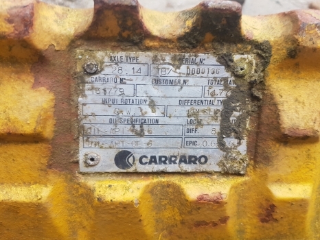 Matbro Carraro 28.14 131779 Axle Body, Housing 131641, 11147 - Axle and parts for Agricultural machinery: picture 2 Matbro Carraro 28.14 131779 Axle Body, Housing 131641, 11147 - Axle and parts for Agricultural machinery: picture 2