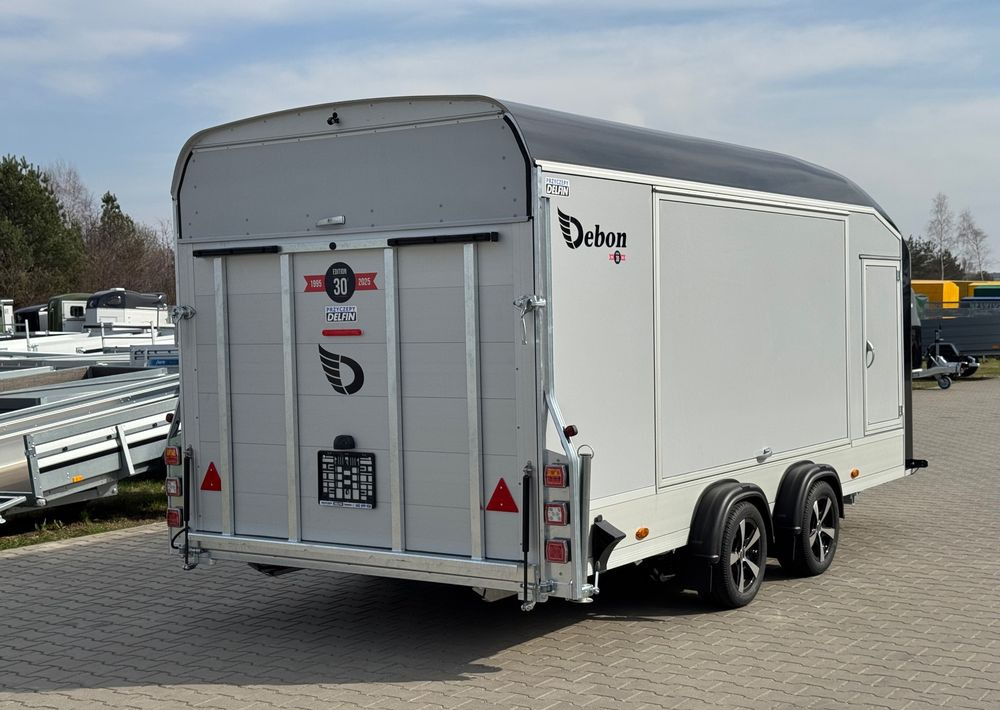 DEBON C1000 - kryta laweta | 490 x 202 cm / 3500kg / felgi ALU / wciągarka elektryczna - Autotransporter trailer: picture 5 DEBON C1000 - kryta laweta | 490 x 202 cm / 3500kg / felgi ALU / wciągarka elektryczna - Autotransporter trailer: picture 5