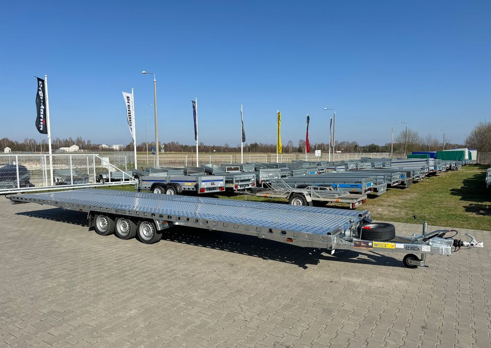 Wiola L35G85 | 844x204 cm | 3500kg | wypełnienie blachą - Autotransporter trailer: picture 1 Wiola L35G85 | 844x204 cm | 3500kg | wypełnienie blachą - Autotransporter trailer: picture 1