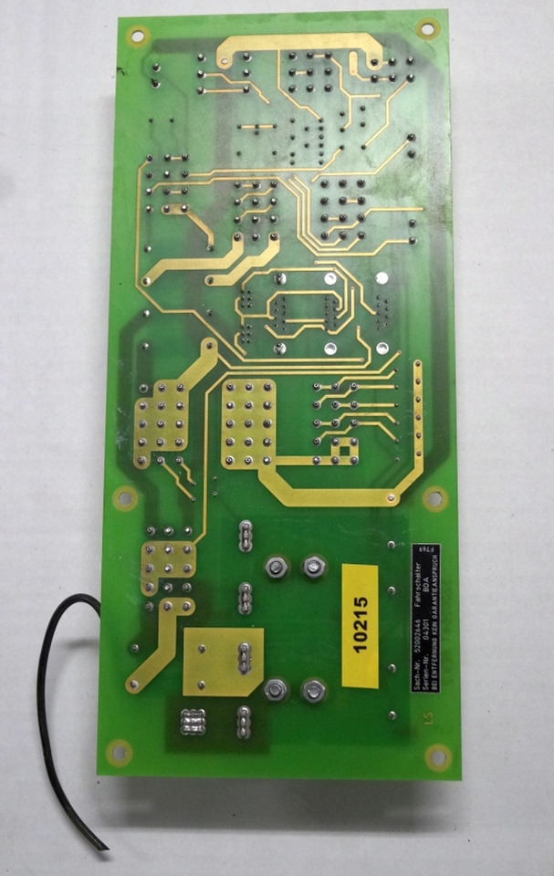 Jungheinrich 52002646 | Verzamelprint Board printed circuit 50434100 for EKS Verzamelprint Board printed circuit 50434100 for EKS - Electrical system for Material handling equipment: picture 1 Jungheinrich 52002646 | Verzamelprint Board printed circuit 50434100 for EKS Verzamelprint Board printed circuit 50434100 for EKS - Electrical system for Material handling equipment: picture 1