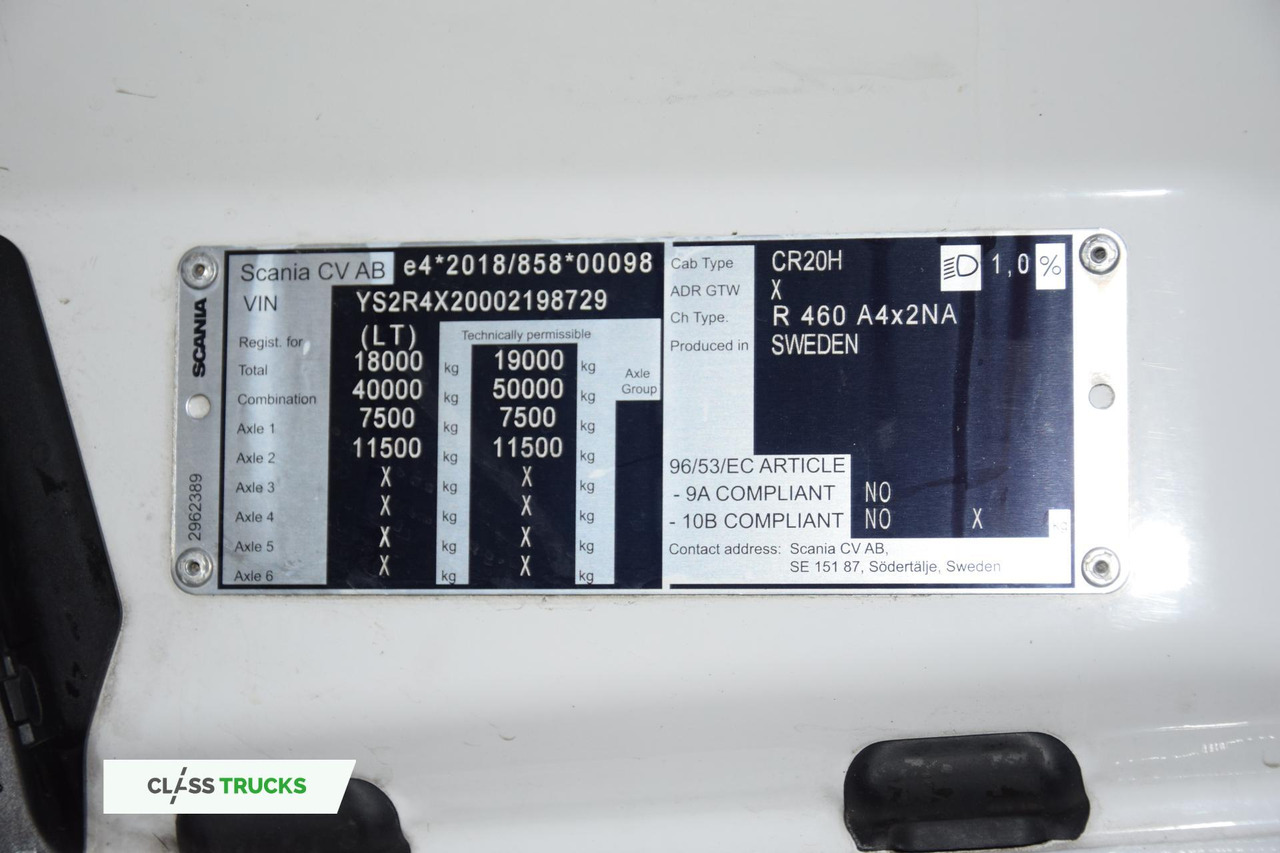 Tractor truck Scania R460 CR20H Adaptice Cruise Control: picture 17 Tractor truck Scania R460 CR20H Adaptice Cruise Control: picture 17