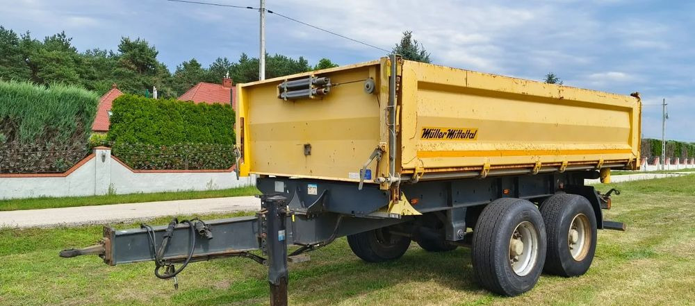 Miller Przyczepa Tandem R180 | Kipper Wywrotka trójstronna | Bordmatik- Manual | Zawieszenie pneumatyczne | Oś podnoszona|Stan idealny | - Tipper trailer: picture 2 Miller Przyczepa Tandem R180 | Kipper Wywrotka trójstronna | Bordmatik- Manual | Zawieszenie pneumatyczne | Oś podnoszona|Stan idealny | - Tipper trailer: picture 2