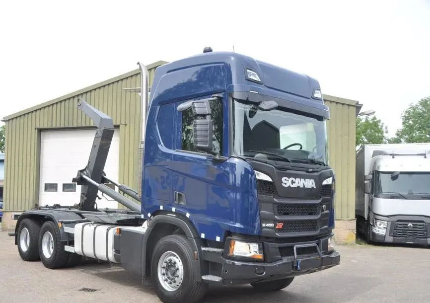 Scania R450 XT / 6X4/ RETARDER/EURO 6/OŚ PODNOSZONA Z NAPĘDEM/ - Hook lift truck: picture 4 Scania R450 XT / 6X4/ RETARDER/EURO 6/OŚ PODNOSZONA Z NAPĘDEM/ - Hook lift truck: picture 4