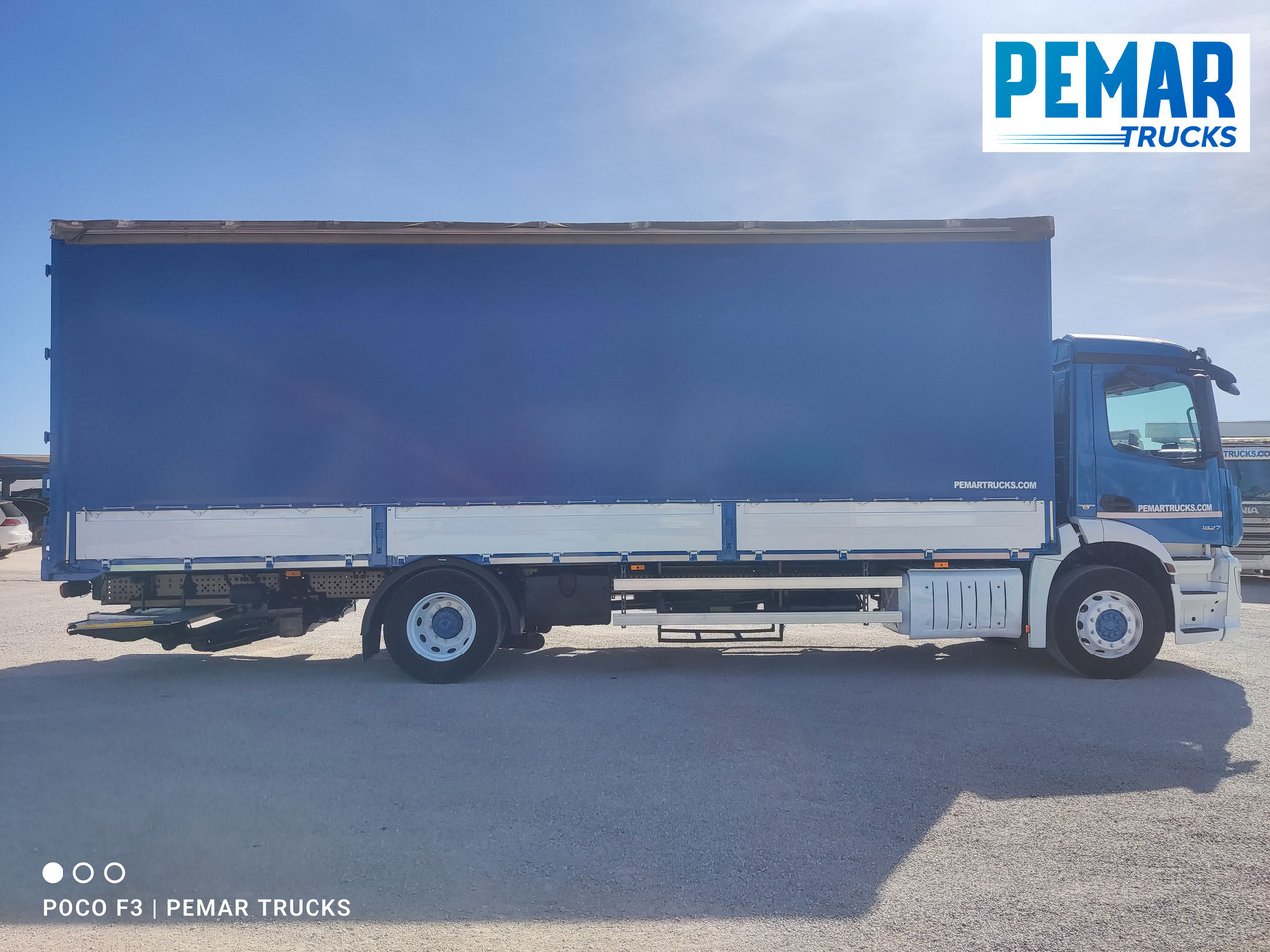 MERCEDES-BENZ ANTOS 1827 SEMITAUTLINER RETARDER - Curtain side truck: picture 4 MERCEDES-BENZ ANTOS 1827 SEMITAUTLINER RETARDER - Curtain side truck: picture 4