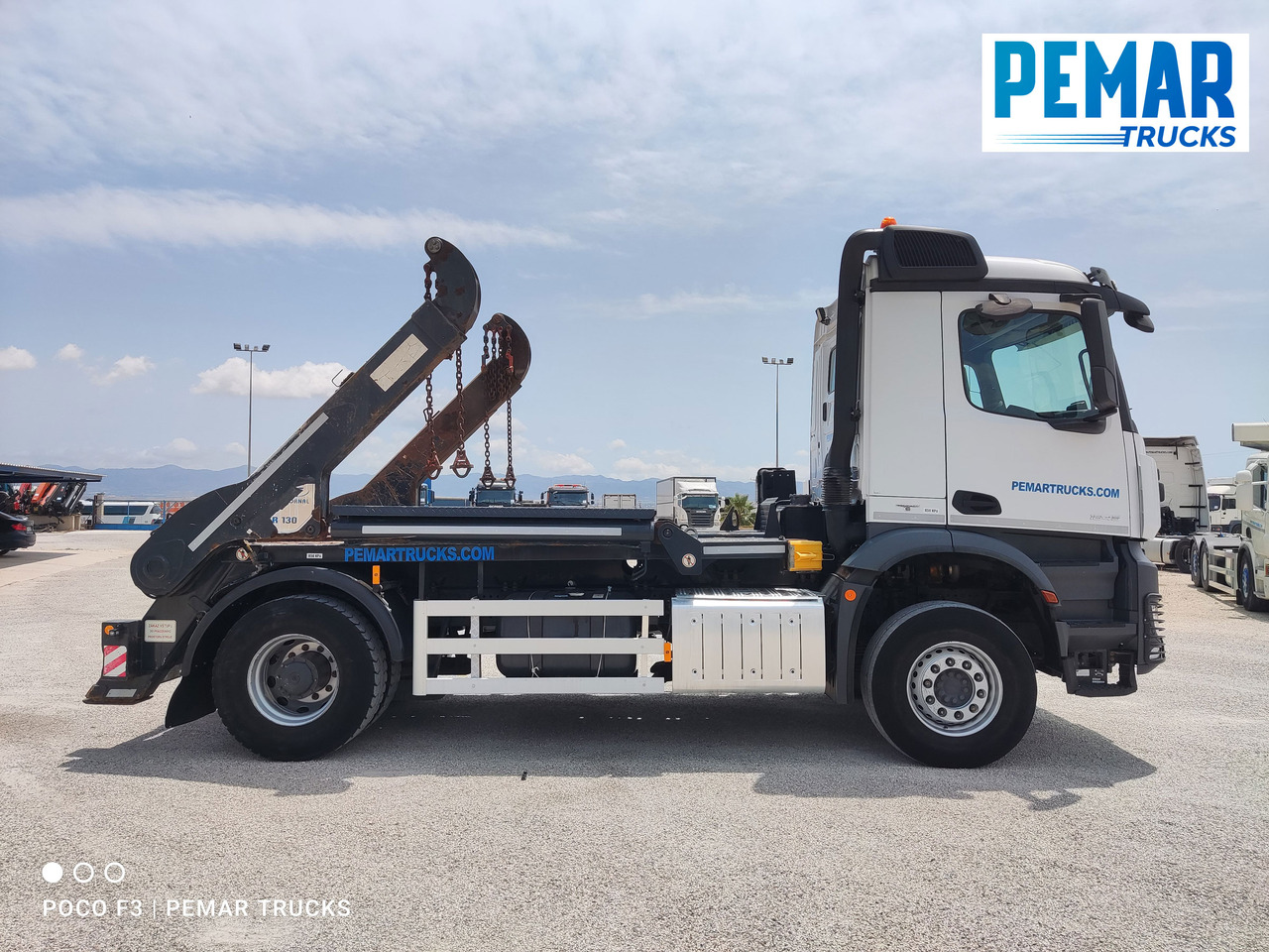 MERCEDES-BENZ AROCS 1845 PORTACONTENEDOR CADENA - Skip loader truck: picture 5 MERCEDES-BENZ AROCS 1845 PORTACONTENEDOR CADENA - Skip loader truck: picture 5