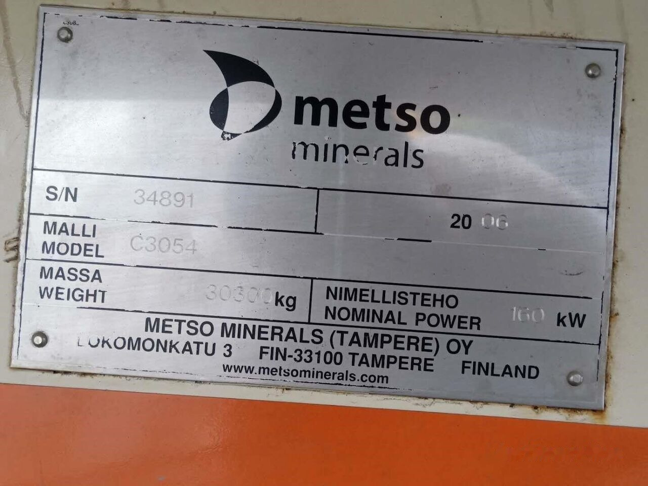 Jaw crusher Metso C3054: picture 8