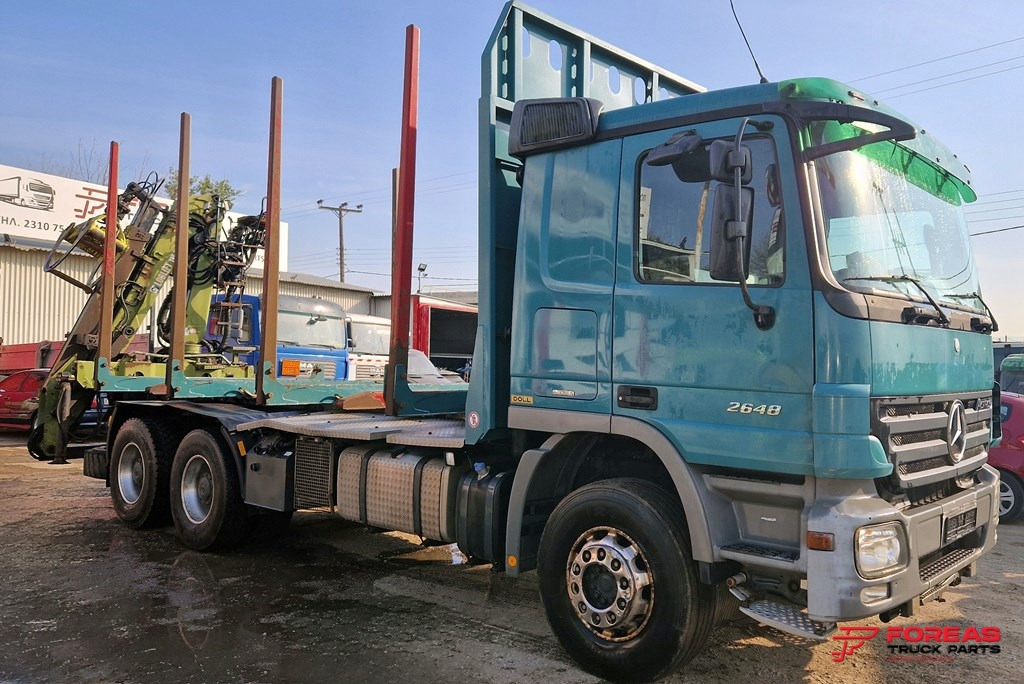 MERCEDES-BENZ ACTROS 2648 6x4 - Logging truck, Crane truck: picture 1 MERCEDES-BENZ ACTROS 2648 6x4 - Logging truck, Crane truck: picture 1
