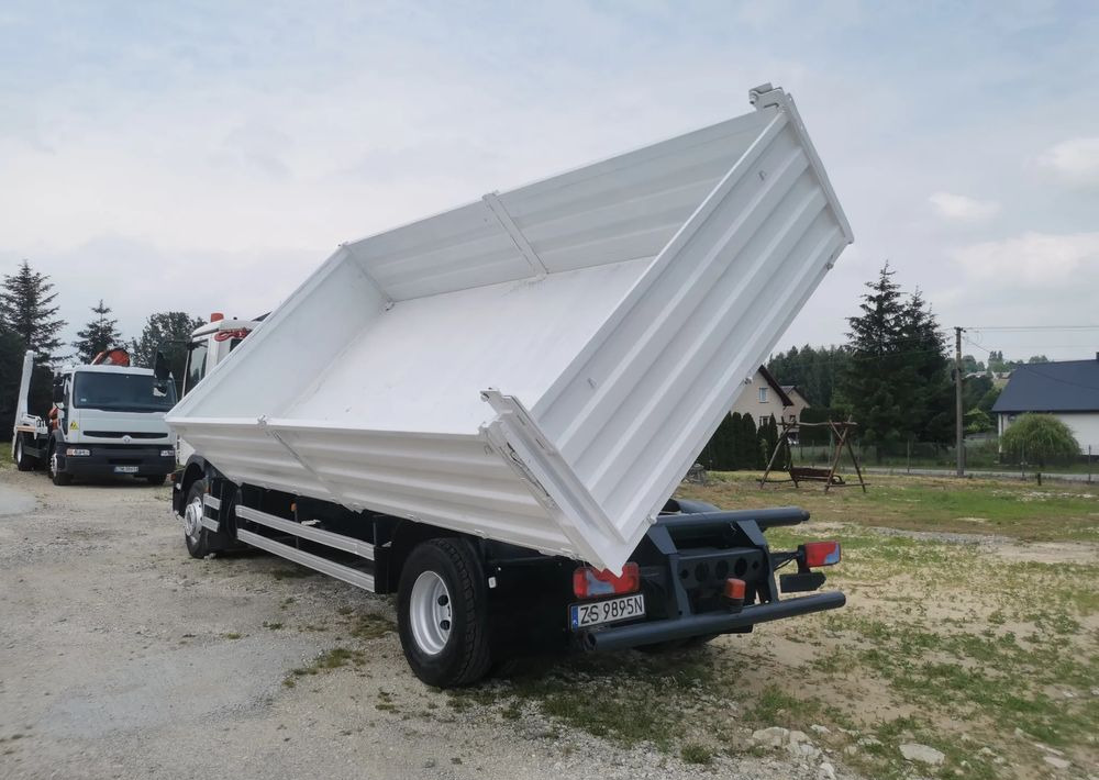 Tipper MAN TGM 15.240 Żuraw HDS HIAB + kiper wywrotka + Płyta czołowa Mały przebieg Klima: picture 15