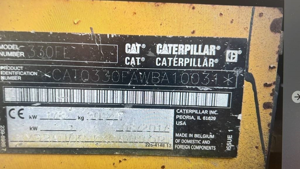 CAT 330 FL (Under Preparation) - Crawler excavator: picture 2 CAT 330 FL (Under Preparation) - Crawler excavator: picture 2