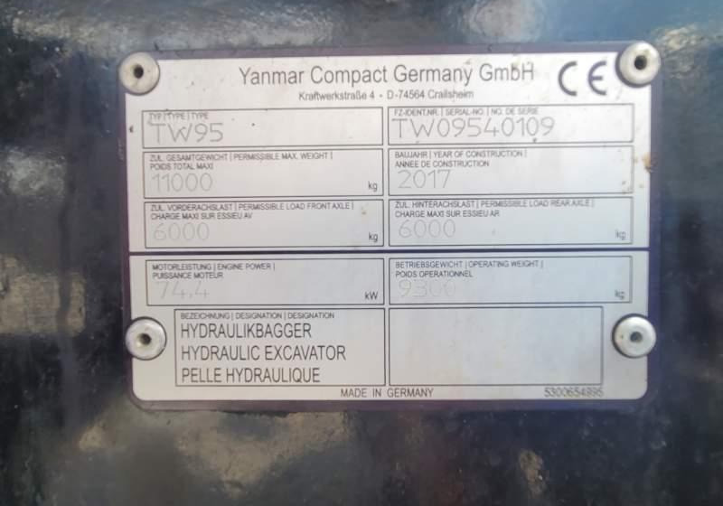 Schaeff TW95 / SPROWADZONA Z FRANCJI/ 6 500 MTH - Wheel excavator: picture 2 Schaeff TW95 / SPROWADZONA Z FRANCJI/ 6 500 MTH - Wheel excavator: picture 2