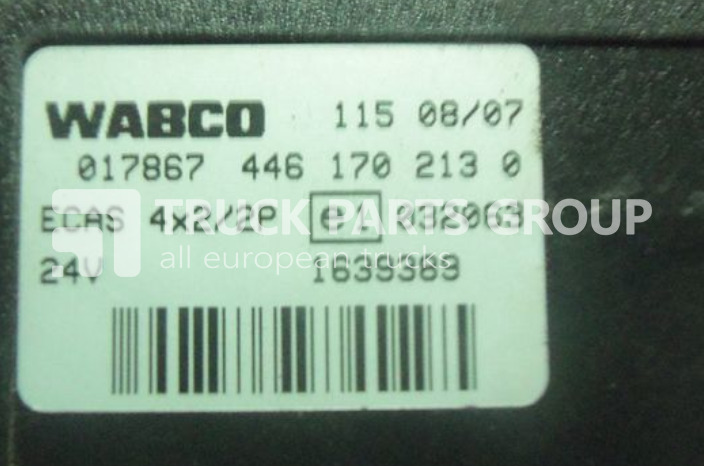 DAF 105 XF, ECAS, EURO5, EURO6, electric control unit 1639389; 16578 control unit - ECU for Truck: picture 2 DAF 105 XF, ECAS, EURO5, EURO6, electric control unit 1639389; 16578 control unit - ECU for Truck: picture 2