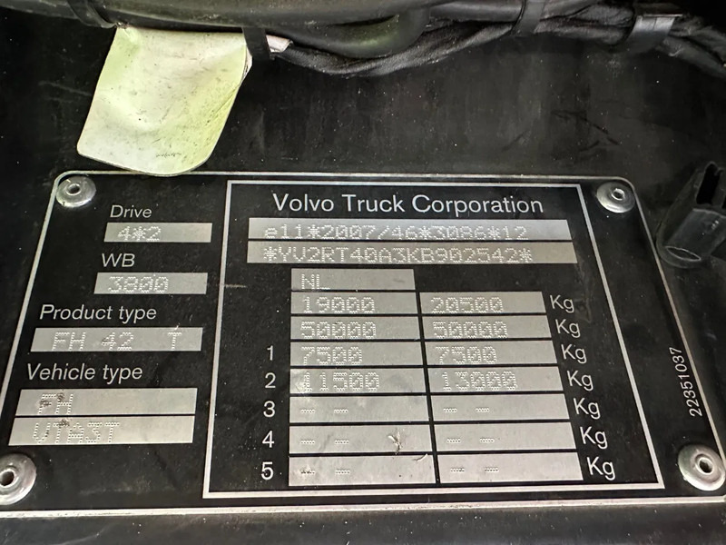 Volvo FH 500 / GLOBETROTTER / NL TRUCK / ALCOA / 2 TANK /TOP!! - Tractor truck: picture 4 Volvo FH 500 / GLOBETROTTER / NL TRUCK / ALCOA / 2 TANK /TOP!! - Tractor truck: picture 4