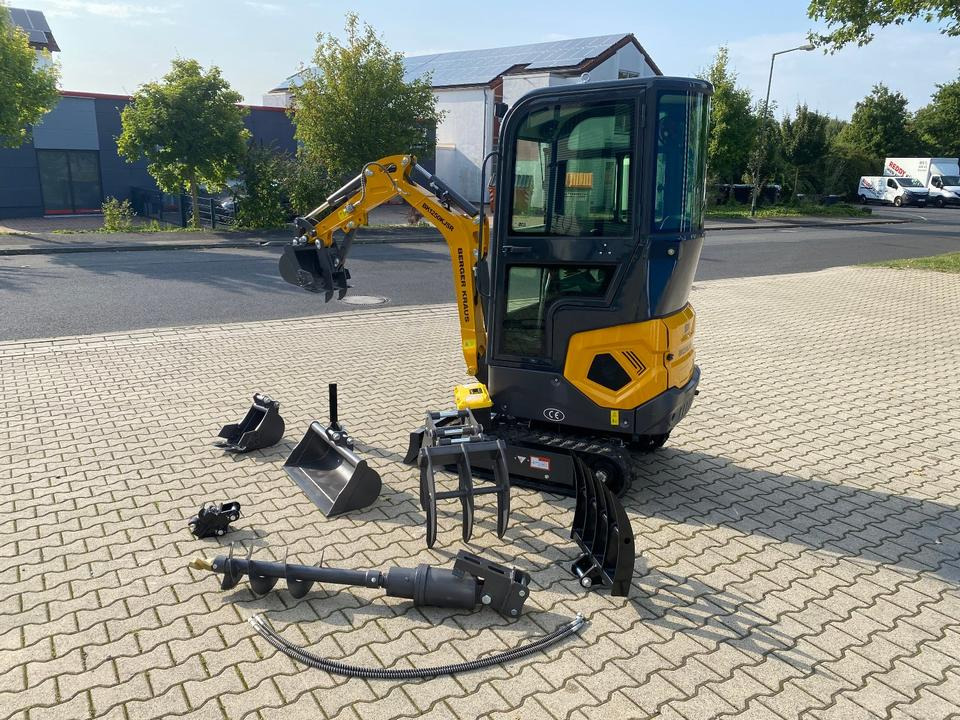 Mini excavator Minibagger BK1250KJSR inkl. kleinem Zubehörpaket *INKL.19% MWST*BERGER KRAUS*KUBOTA* VERSTELLFAHRWERK*SOFORT!*: picture 6