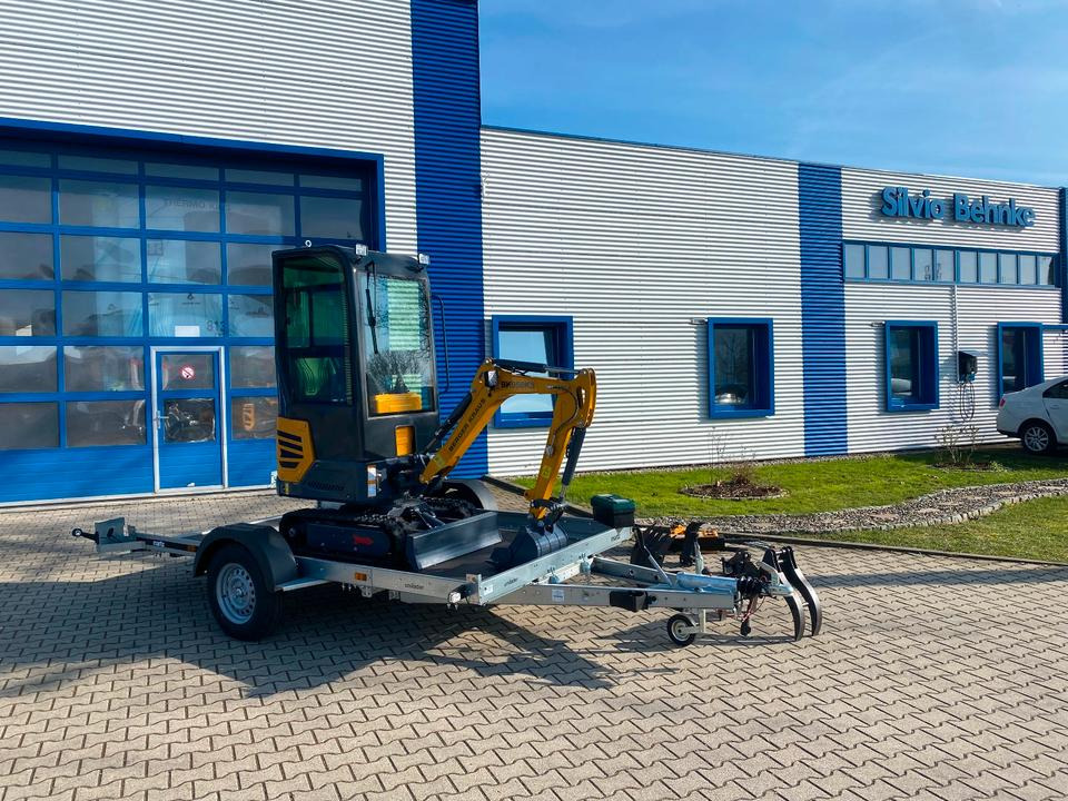 Minibagger BK950KS + Anhänger + Zubehör *INKL.19% MWST*BERGER KRAUS*KABINE*SOFORT!* - Mini excavator: picture 4 Minibagger BK950KS + Anhänger + Zubehör *INKL.19% MWST*BERGER KRAUS*KABINE*SOFORT!* - Mini excavator: picture 4