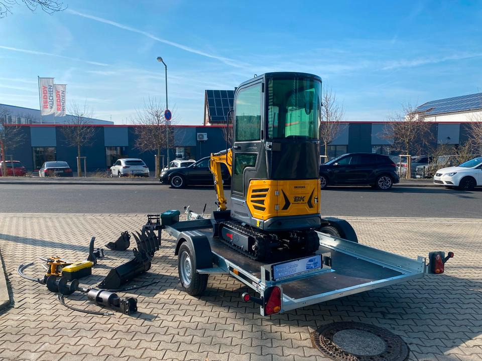 Minibagger BK950KS + Anhänger + Zubehör *INKL.19% MWST*BERGER KRAUS*KABINE*SOFORT!* - Mini excavator: picture 5 Minibagger BK950KS + Anhänger + Zubehör *INKL.19% MWST*BERGER KRAUS*KABINE*SOFORT!* - Mini excavator: picture 5