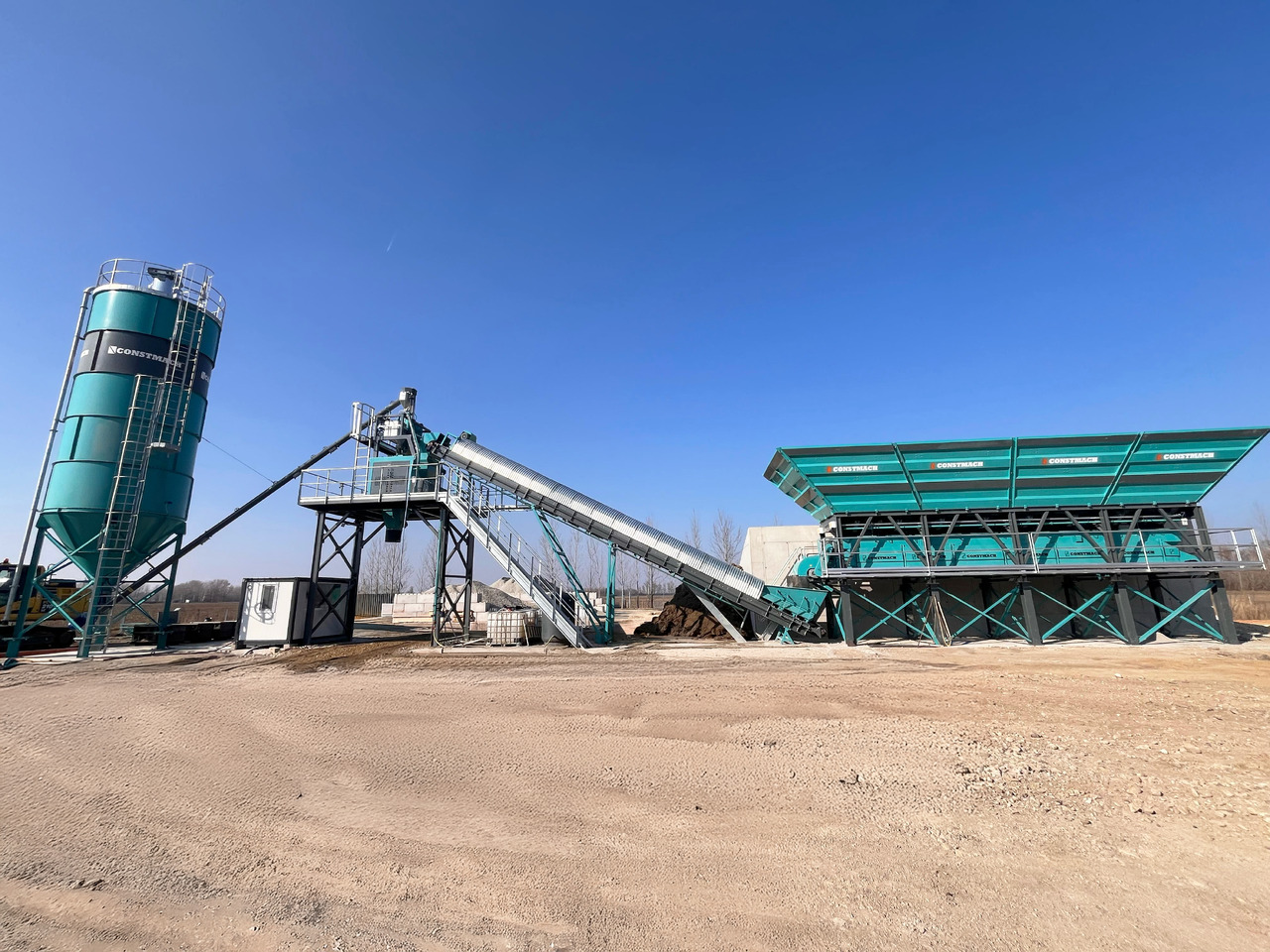 Constmach 60 m³/h Compact Concrete Batching Plant With Band leasing Constmach 60 m³/h Compact Concrete Batching Plant With Band: picture 7