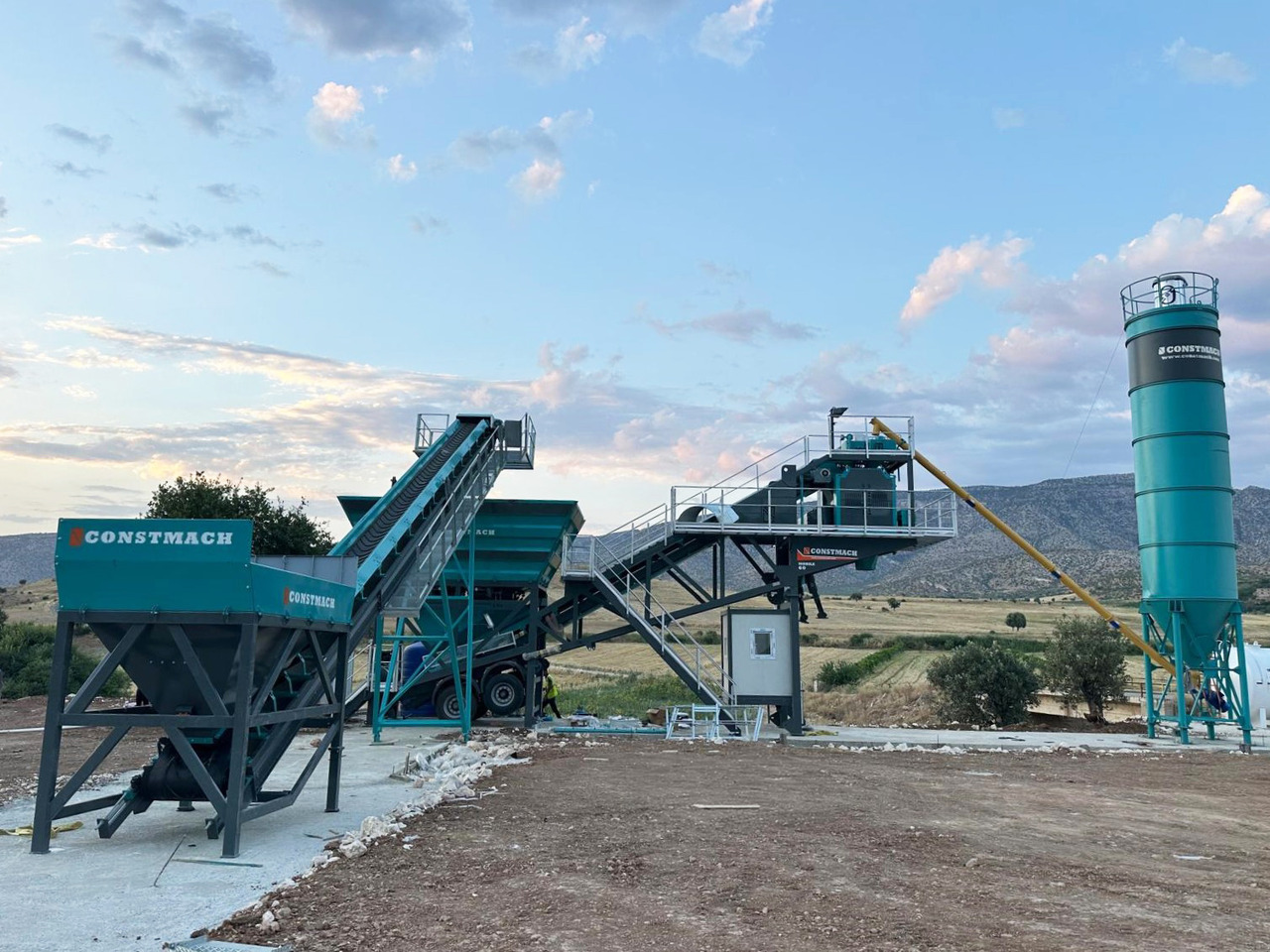 Constmach 60 m³/h Portable Concrete Batching Plant - Concrete plant: picture 2 Constmach 60 m³/h Portable Concrete Batching Plant - Concrete plant: picture 2