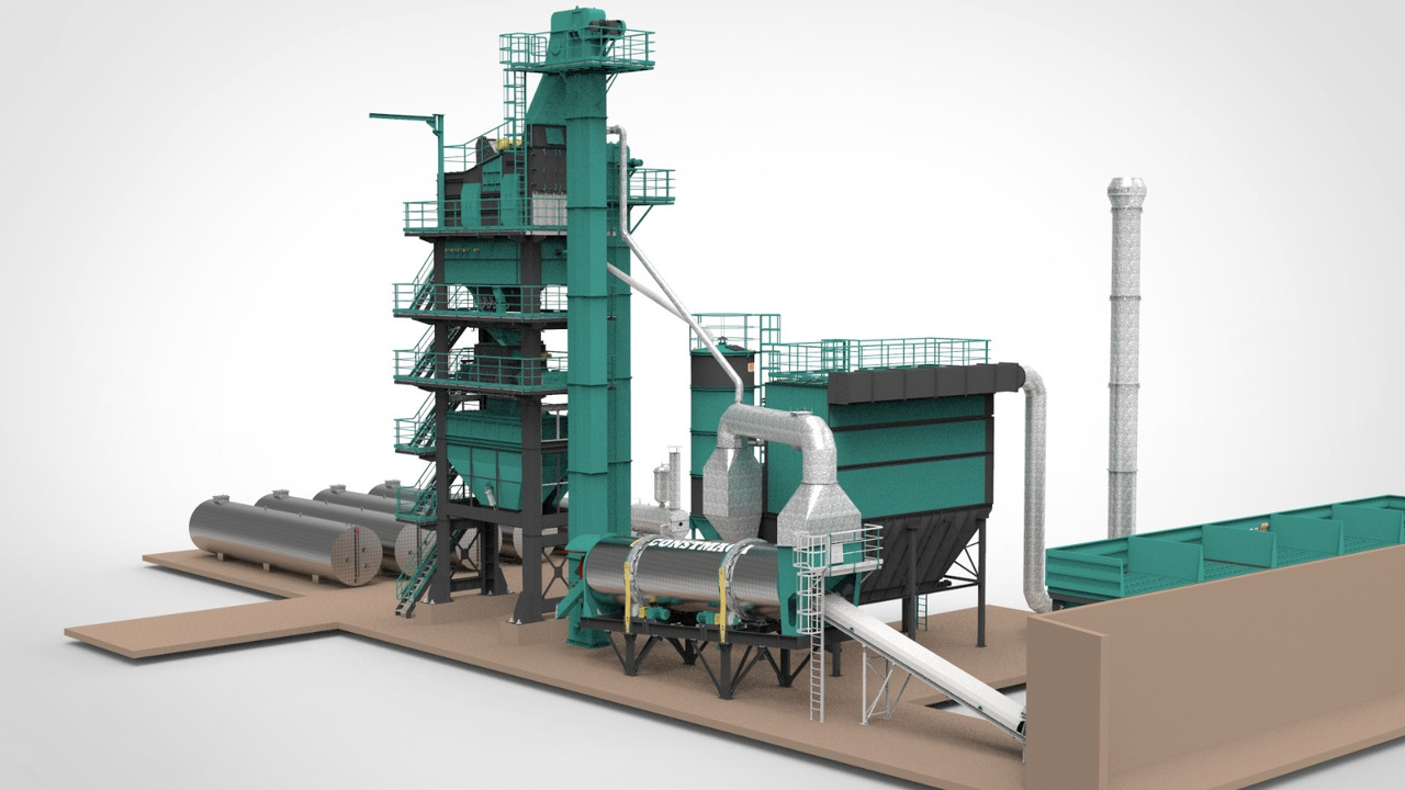 Constmach Stationäre Asphaltanlage wird auf Lager geliefert. - Asphalt plant: picture 2 Constmach Stationäre Asphaltanlage wird auf Lager geliefert. - Asphalt plant: picture 2