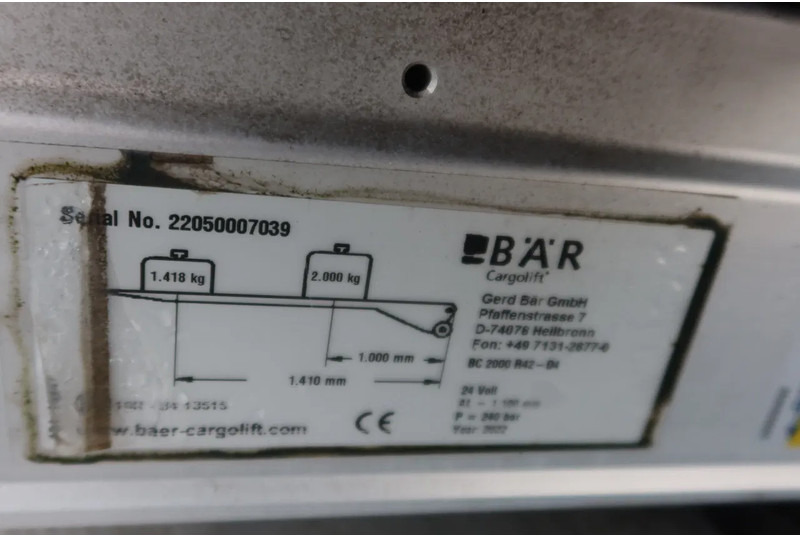 Refrigerator truck Volvo FE Volvo FE 280 4x2 Carrier Supra 1250 Koel/Vries+ BAR klep 2000 kg 2 Stuks in Voorraad: picture 12