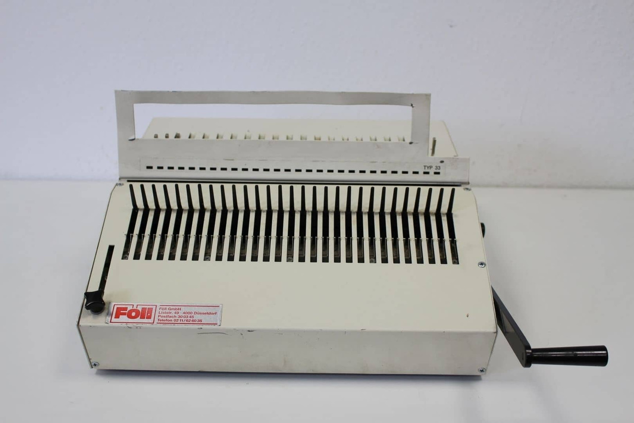 Binding machine FOELL 33: picture 1