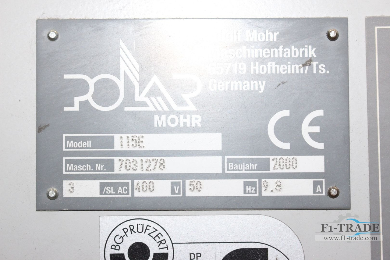 Polar 115 E - Paper cutting machine: picture 4 Polar 115 E - Paper cutting machine: picture 4