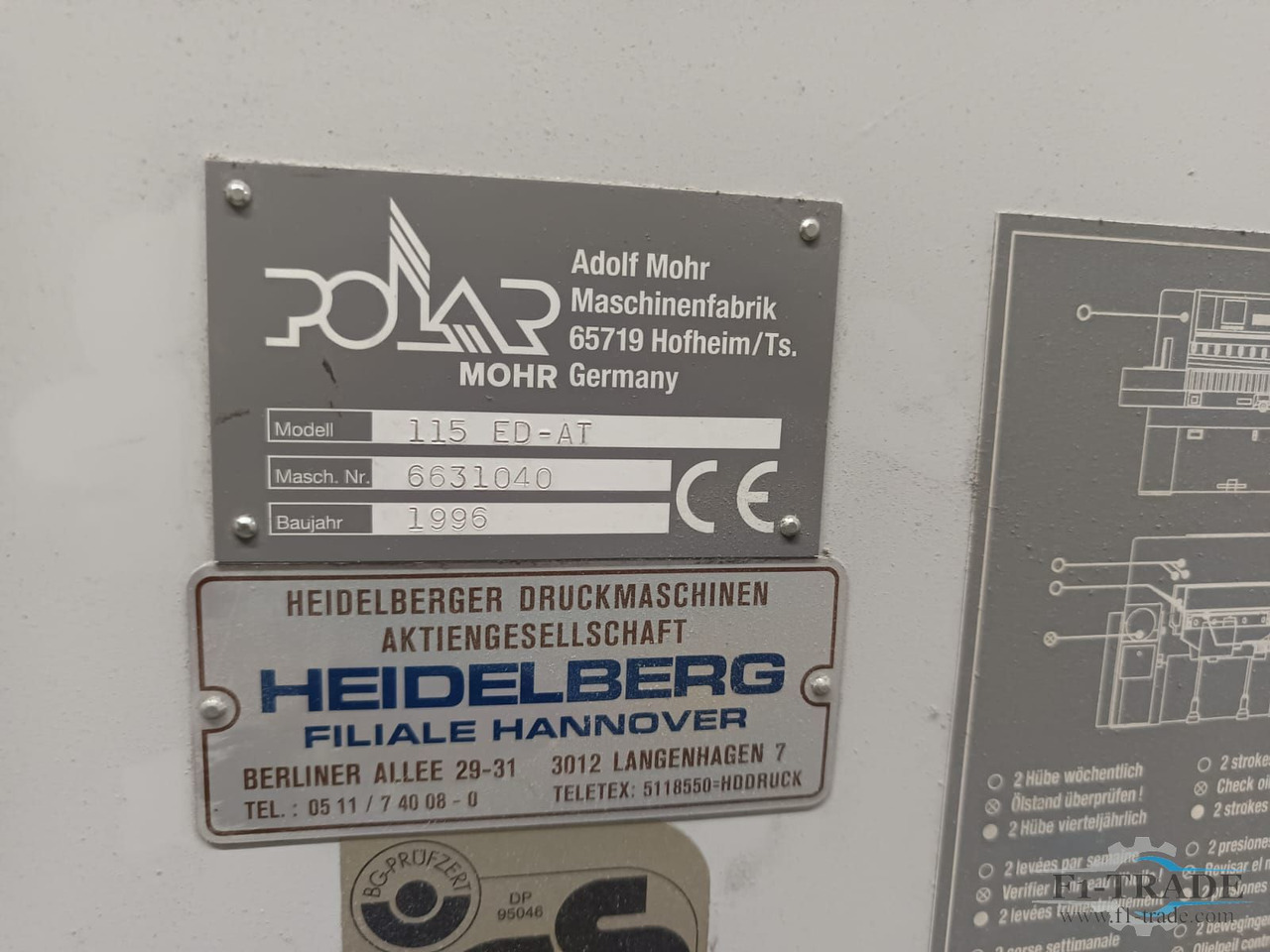 Polar 115 ED-AT - Paper cutting machine: picture 3 Polar 115 ED-AT - Paper cutting machine: picture 3