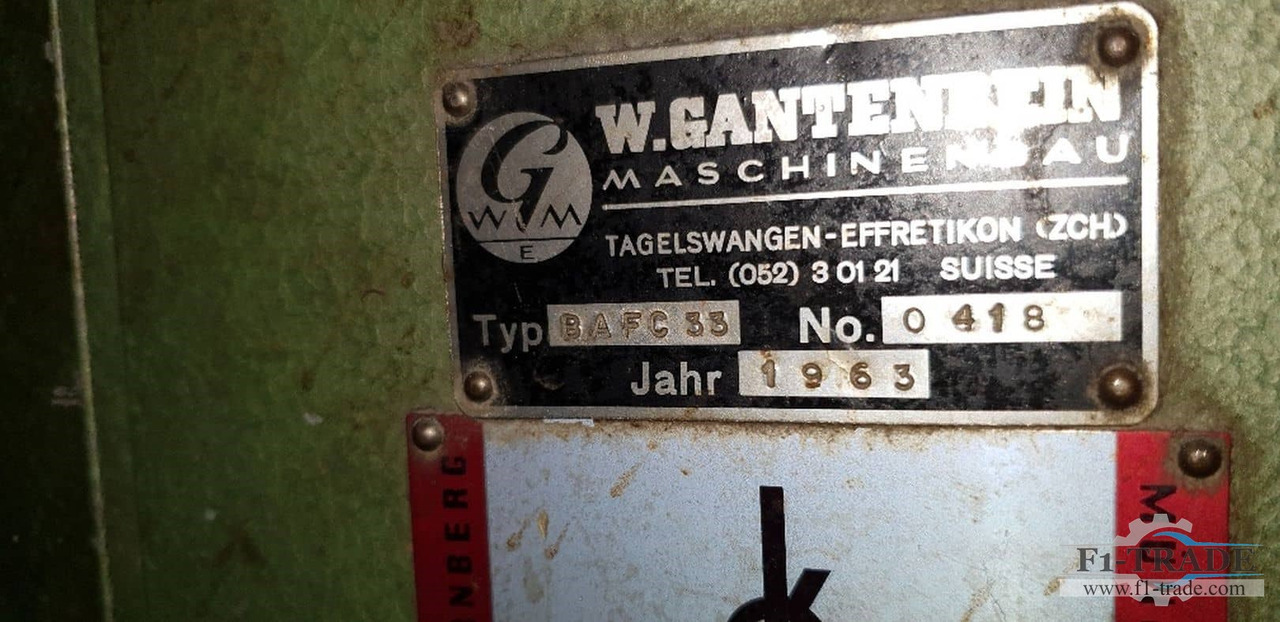 W. Gantenbein BAFC 33 - Binding machine: picture 4 W. Gantenbein BAFC 33 - Binding machine: picture 4