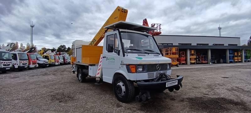 Mercedes-Benz 410D Weberlift WL 1.950 EG - 19,5m, 200 kg - Truck with aerial platform: picture 1 Mercedes-Benz 410D Weberlift WL 1.950 EG - 19,5m, 200 kg - Truck with aerial platform: picture 1