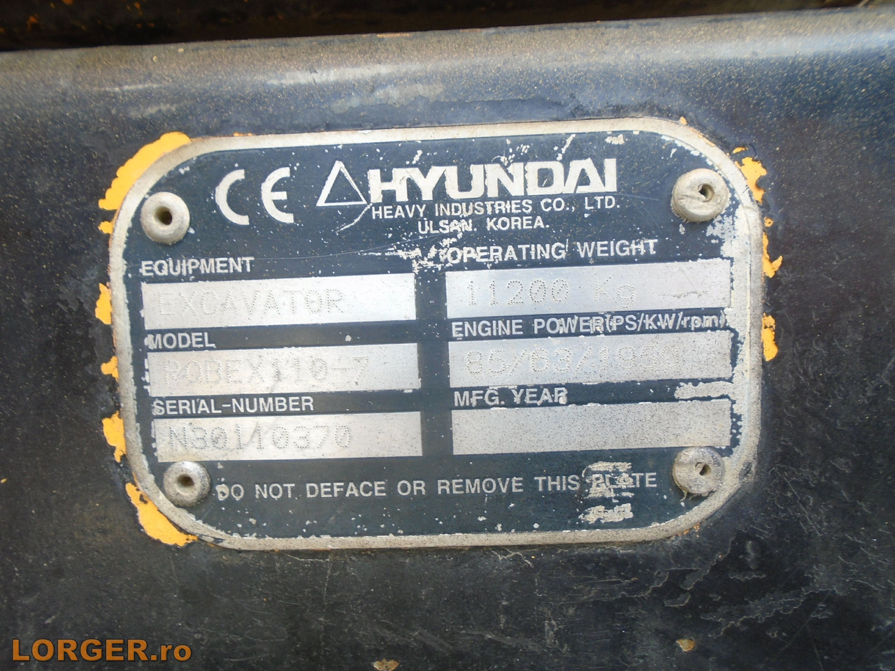 Crawler excavator Hyundai Robex 110-7: picture 15