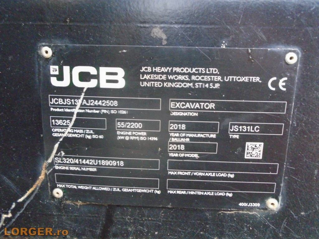 JCB JS 131 LC - Crawler excavator: picture 3 JCB JS 131 LC - Crawler excavator: picture 3