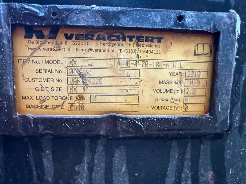 Verachtert 2m3 wide bucket - brede bak - Bucket for Construction machinery: picture 4 Verachtert 2m3 wide bucket - brede bak - Bucket for Construction machinery: picture 4