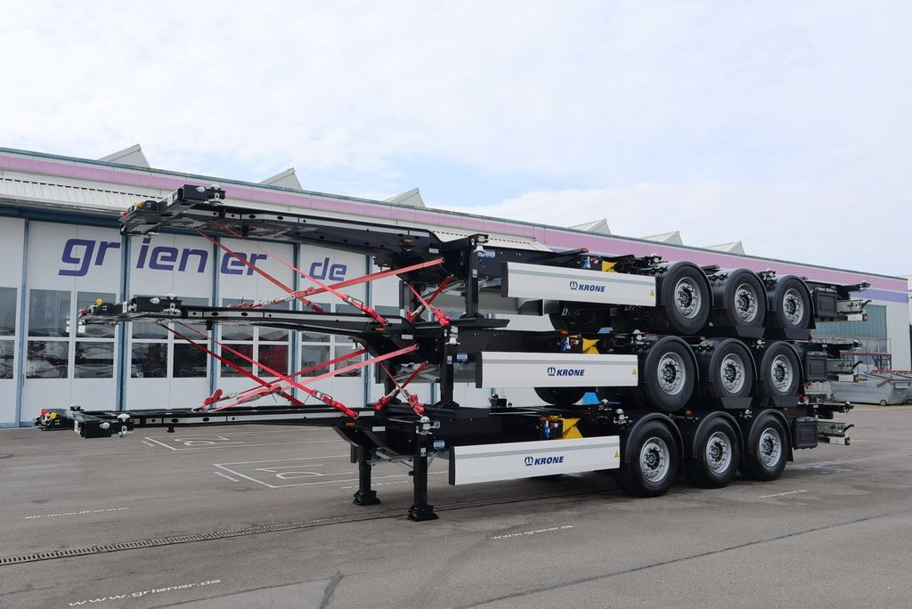 Krone SDC 27/eLT3 / 2 x 20/30/40 /20 mittig EXIII ADR - Container transporter/ Swap body semi-trailer: picture 3 Krone SDC 27/eLT3 / 2 x 20/30/40 /20 mittig EXIII ADR - Container transporter/ Swap body semi-trailer: picture 3