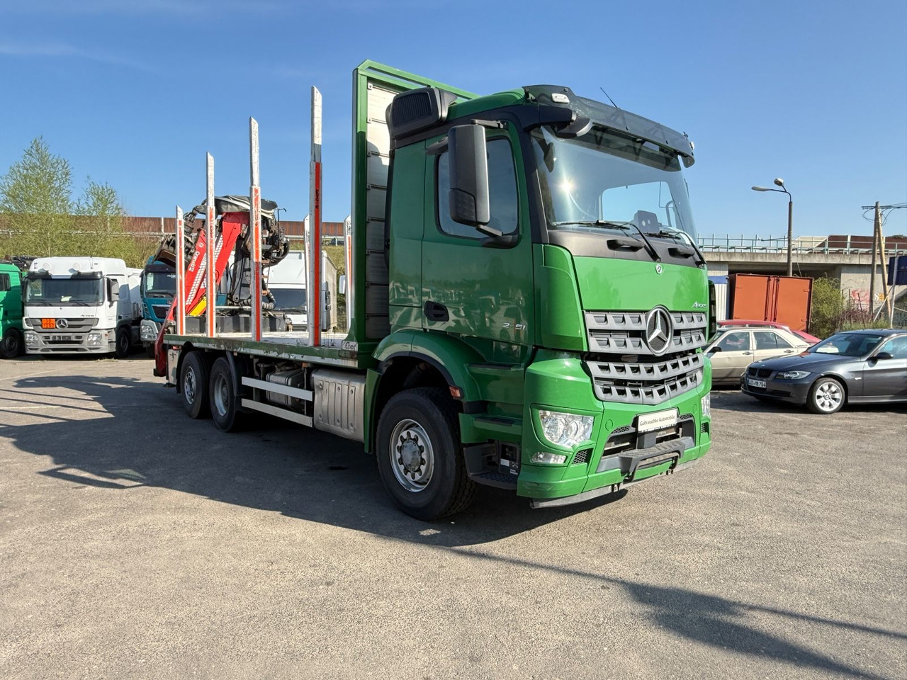 Mercedes-Benz Actros 2571 Holztransporter mit Kran - Logging truck, Crane truck: picture 2 Mercedes-Benz Actros 2571 Holztransporter mit Kran - Logging truck, Crane truck: picture 2