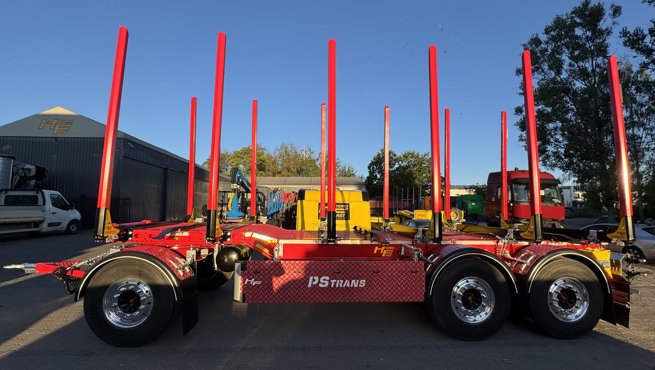 HYDROFAST Przyczepa 3 osiowa / 3 axles timber transport trailer / Remorque à 3 essieux pour le transport de bois / 3-Achs-Rungenanhänger / 3-tengelyes-rönkszállító-pótkocsi / Remorcă pentru transportul lemnului - Log trailer: picture 1 HYDROFAST Przyczepa 3 osiowa / 3 axles timber transport trailer / Remorque à 3 essieux pour le transport de bois / 3-Achs-Rungenanhänger / 3-tengelyes-rönkszállító-pótkocsi / Remorcă pentru transportul lemnului - Log trailer: picture 1