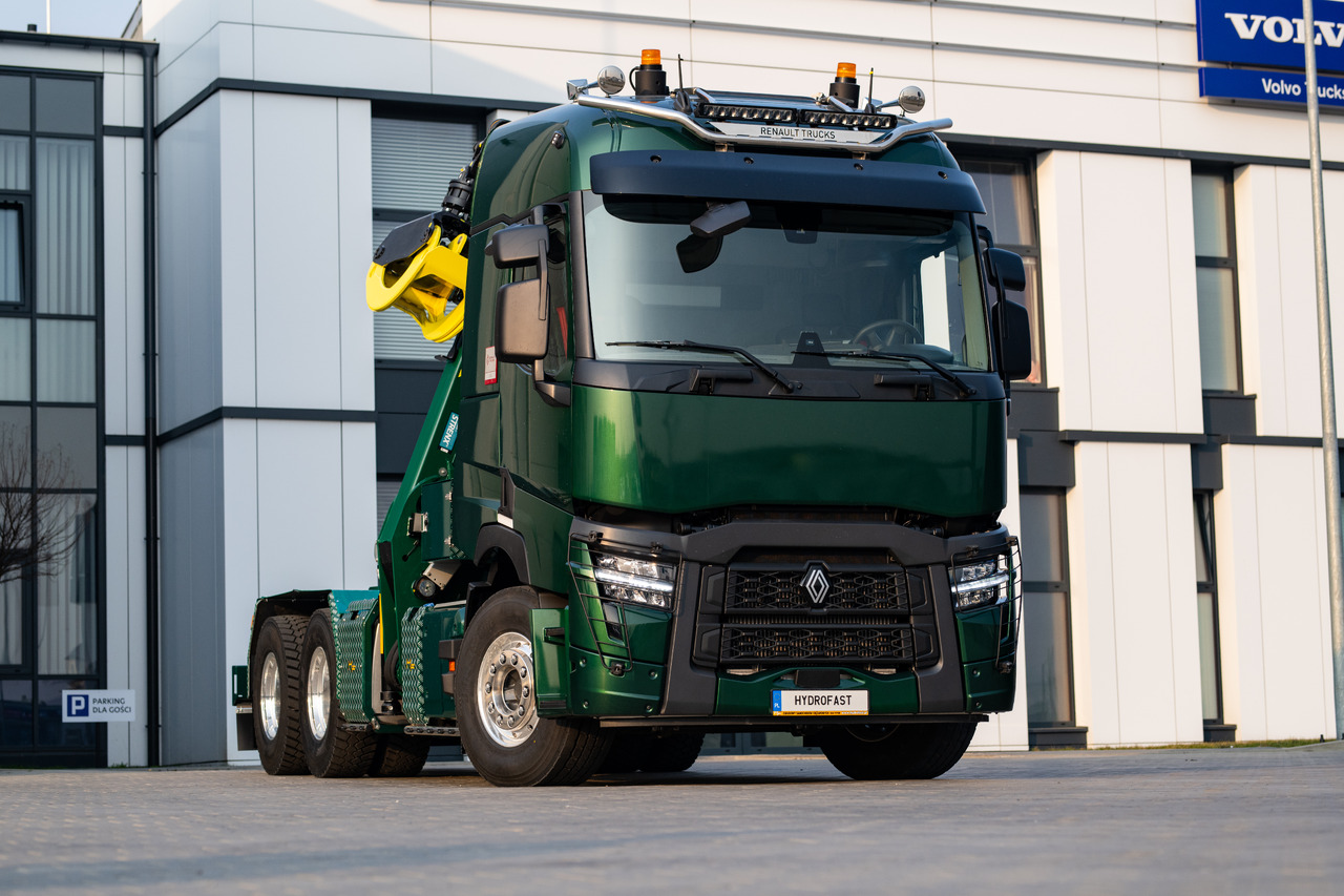 RENAULT TRUCKS C P6X4 DO DŁUŻYC na stanie / Renault type C P6x4 long timber transport body / Renault Typ C P6x4 mit langer Holztransportkonstruktion / / - Logging truck, Crane truck: picture 2 RENAULT TRUCKS C P6X4 DO DŁUŻYC na stanie / Renault type C P6x4 long timber transport body / Renault Typ C P6x4 mit langer Holztransportkonstruktion / / - Logging truck, Crane truck: picture 2