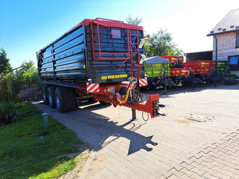 New Farm tipping trailer/ Dumper Techmont Anhänger / Trailer / Remorque / Rimorchio / Прицеп / Przyczepa tridem PTW 21 t: picture 7