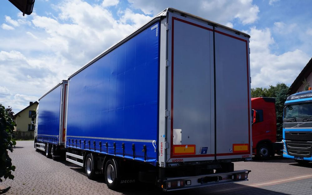 DAF XF 480 EURO 6 ZESTAW TANDEM PRZEJAZDOWY 120 M3 7,7 M + 7,7 M WECON - Curtain side truck: picture 3 DAF XF 480 EURO 6 ZESTAW TANDEM PRZEJAZDOWY 120 M3 7,7 M + 7,7 M WECON - Curtain side truck: picture 3