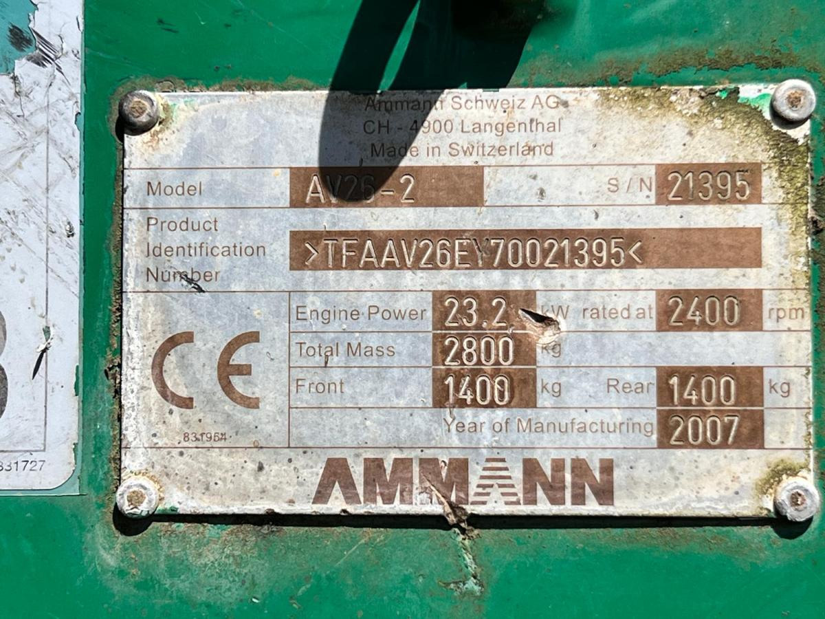 Road roller Ammann AV26-2 COMPACTEUR ROULEAU TANDEM VIBRANT ARTICULÉ: picture 15