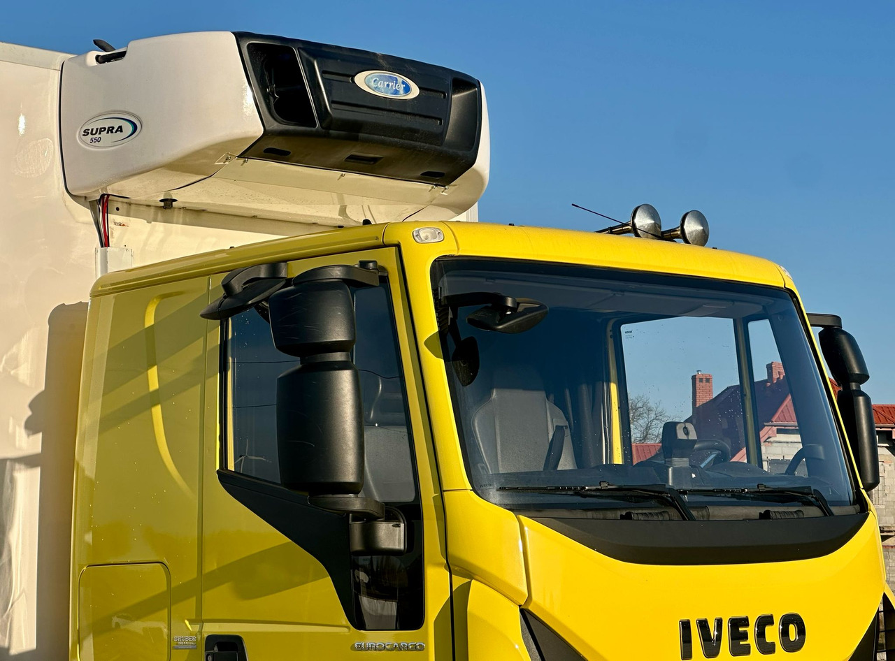 Refrigerator truck IVECO EUROCARGO 160-280 / CHŁODNIA / 6.1 M DŁUGOŚCI / 15 EUROPALET / AUTOMAT / SYPIALKA / NISKI PRZEBIEG / 16 TON DMC / CARRIER SPALINOWO - ELEKTRYCZNY / 2018 ROK: picture 9