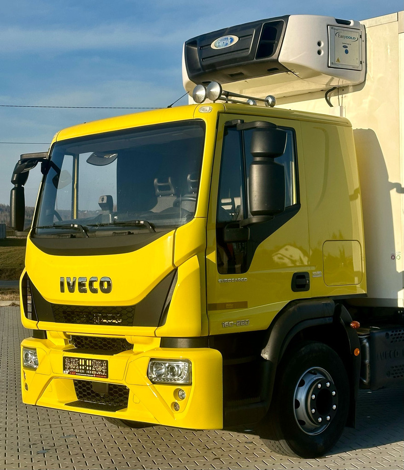 Refrigerator truck IVECO EUROCARGO 160-280 / CHŁODNIA / 6.1 M DŁUGOŚCI / 15 EUROPALET / AUTOMAT / SYPIALKA / NISKI PRZEBIEG / 16 TON DMC / CARRIER SPALINOWO - ELEKTRYCZNY / 2018 ROK: picture 7