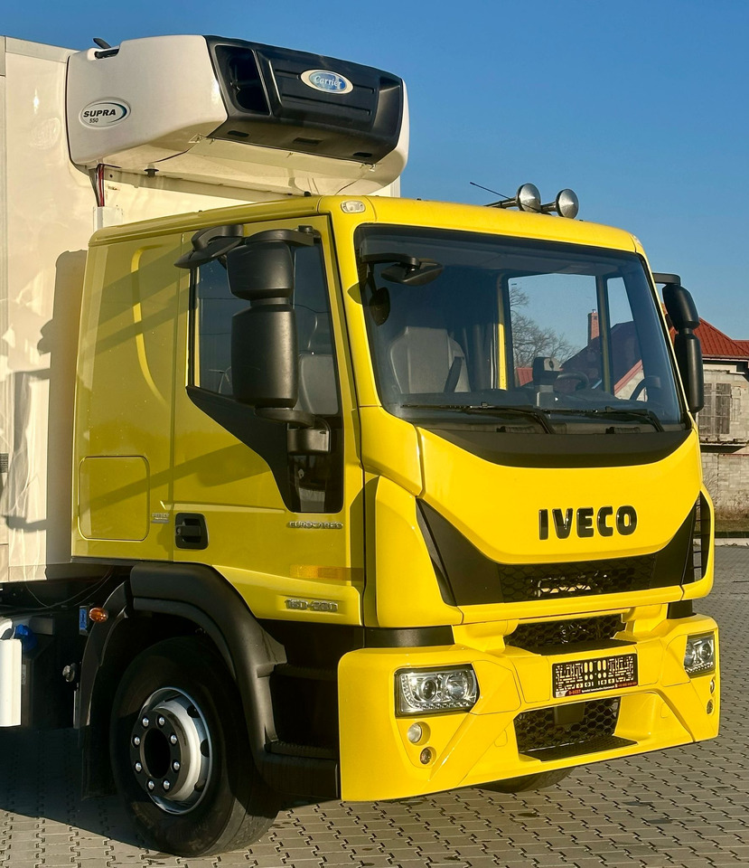 Refrigerator truck IVECO EUROCARGO 160-280 / CHŁODNIA / 6.1 M DŁUGOŚCI / 15 EUROPALET / AUTOMAT / SYPIALKA / NISKI PRZEBIEG / 16 TON DMC / CARRIER SPALINOWO - ELEKTRYCZNY / 2018 ROK: picture 6