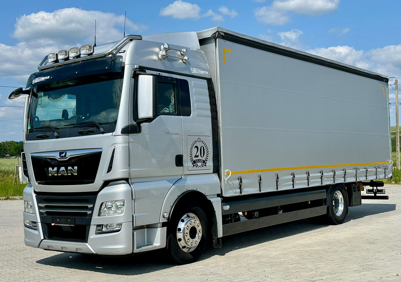 MAN TGX 18.460 / FIRANKA / 20 EUROPALET / ALUSY / SKÓRY / 260 TYS KM / 2019 ROK / Z NIEMIEC - Curtain side truck: picture 2 MAN TGX 18.460 / FIRANKA / 20 EUROPALET / ALUSY / SKÓRY / 260 TYS KM / 2019 ROK / Z NIEMIEC - Curtain side truck: picture 2