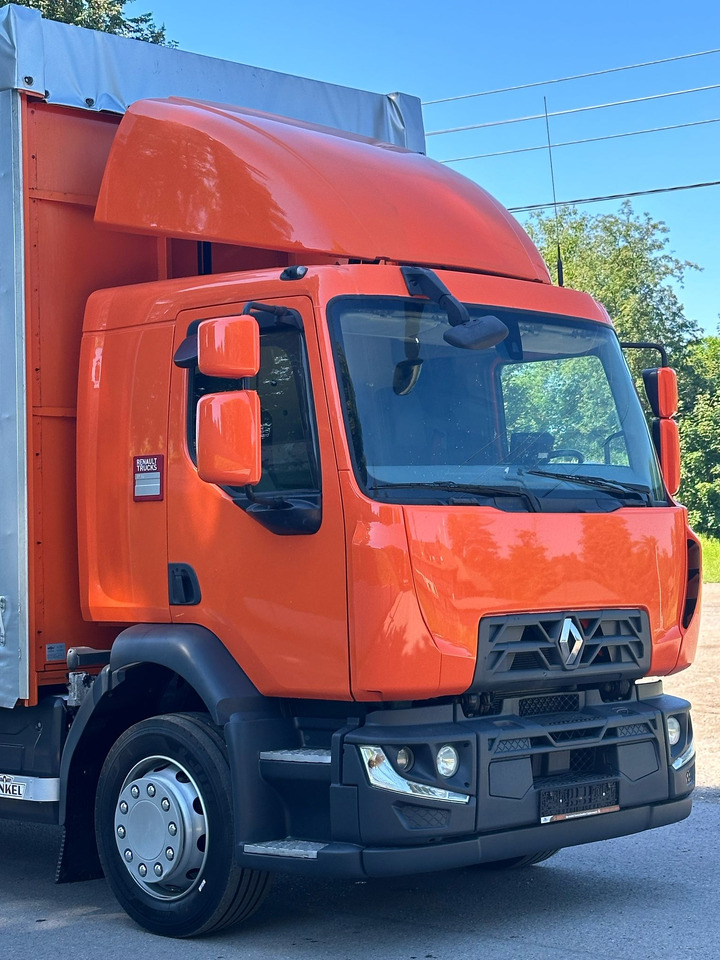 RENAULT D 18 / 280 / FIRANKA / WINDA / 8.6 M DŁUGOŚCI / 21 EUROPALET / NOWE OPONY / ŁADOWNOŚĆ 9.380 KG / AUTOMAT / SERWISOWANA / SPROWADZONA - Curtain side truck: picture 4 RENAULT D 18 / 280 / FIRANKA / WINDA / 8.6 M DŁUGOŚCI / 21 EUROPALET / NOWE OPONY / ŁADOWNOŚĆ 9.380 KG / AUTOMAT / SERWISOWANA / SPROWADZONA - Curtain side truck: picture 4