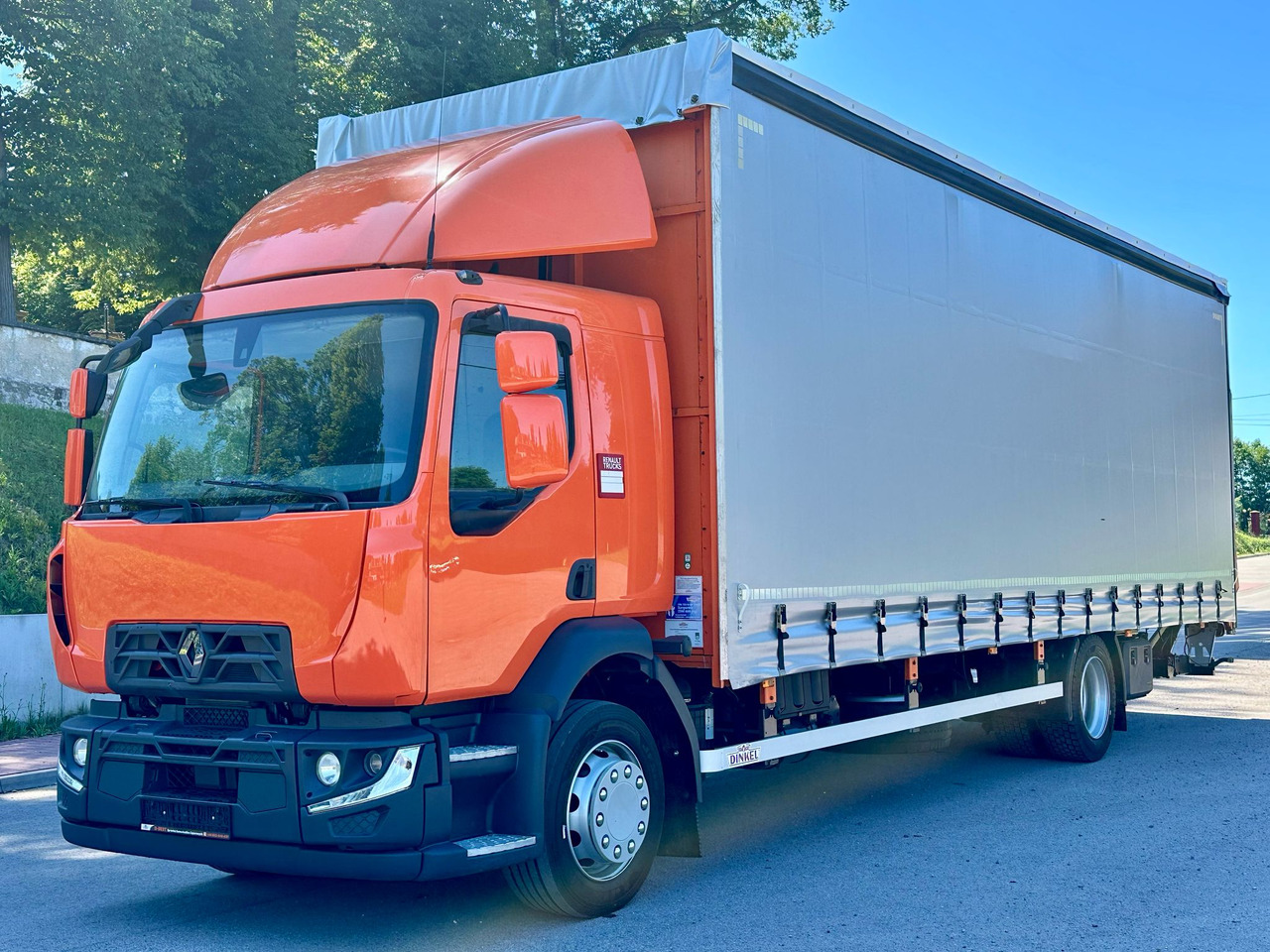 RENAULT D 18 / 280 / FIRANKA / WINDA / 8.6 M DŁUGOŚCI / 21 EUROPALET / NOWE OPONY / ŁADOWNOŚĆ 9.380 KG / AUTOMAT / SERWISOWANA / SPROWADZONA - Curtain side truck: picture 2 RENAULT D 18 / 280 / FIRANKA / WINDA / 8.6 M DŁUGOŚCI / 21 EUROPALET / NOWE OPONY / ŁADOWNOŚĆ 9.380 KG / AUTOMAT / SERWISOWANA / SPROWADZONA - Curtain side truck: picture 2