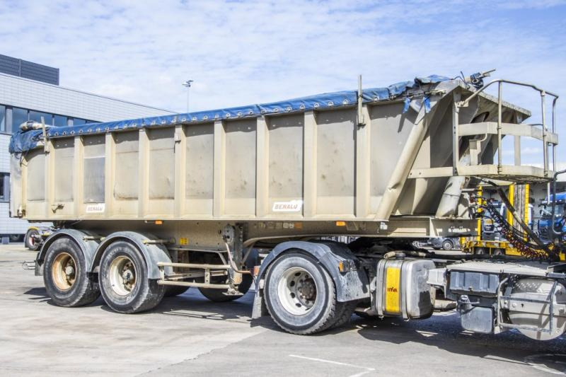 Benalu ALU + 2X BLAD/BLAD-SPRING-STEEL - Tipper semi-trailer: picture 2 Benalu ALU + 2X BLAD/BLAD-SPRING-STEEL - Tipper semi-trailer: picture 2