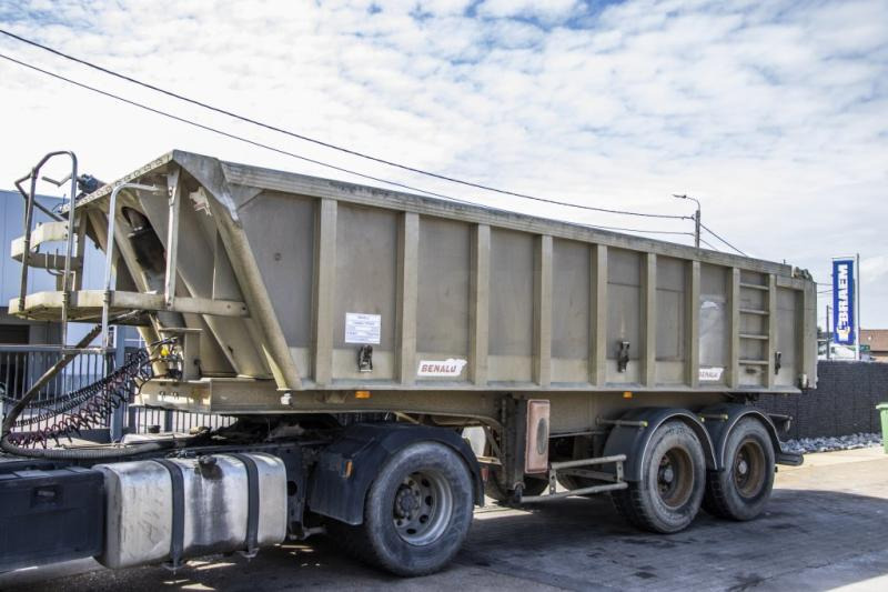 Benalu ALU + 2X BLAD/BLAD-SPRING-STEEL - Tipper semi-trailer: picture 1 Benalu ALU + 2X BLAD/BLAD-SPRING-STEEL - Tipper semi-trailer: picture 1