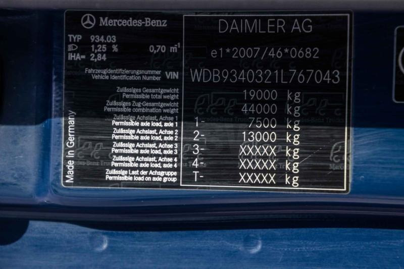 Tractor truck Mercedes ACTROS 1846 LS-MP3+HYDR.+ADR: picture 7