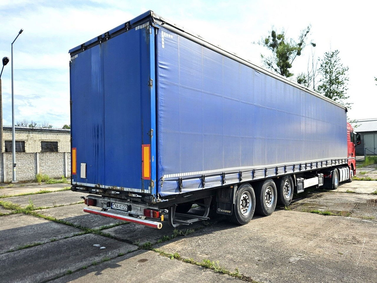 Krone SD - Axles SAF - Curtainsider semi-trailer: picture 4 Krone SD - Axles SAF - Curtainsider semi-trailer: picture 4