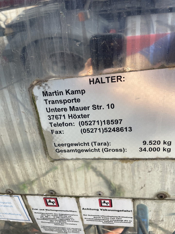 Klaeser TSA 55 C - Tanker semi-trailer: picture 5 Klaeser TSA 55 C - Tanker semi-trailer: picture 5